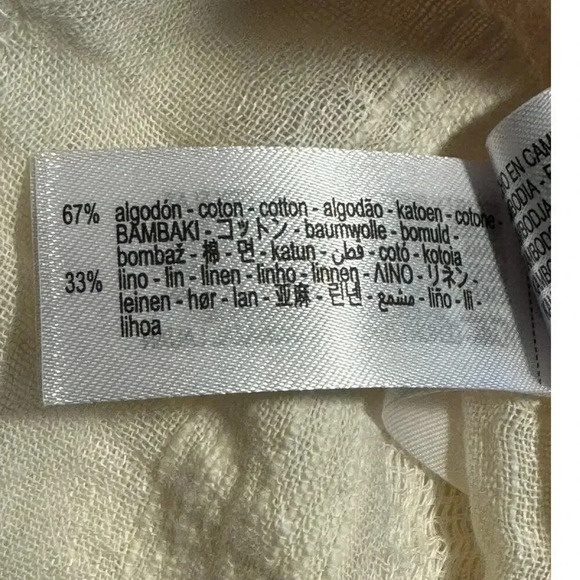 NEW ZARA Women’s Medium Ecru Jacquard Tunic Dress ZW Collection NWT - Picture 6 of 8